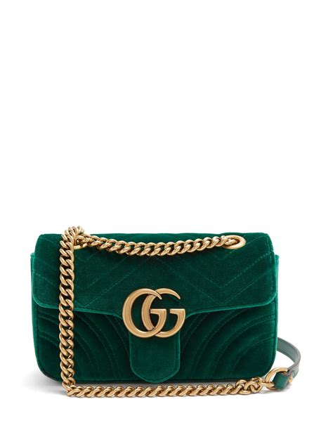 gucci mini marmont green|Gucci Marmont mini bag wallet.